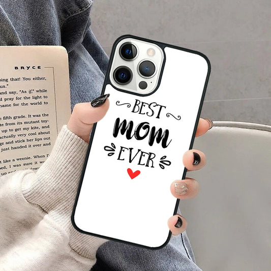 Best Mom Ever Quotes Phone Case for Iphone 16 15 SE2020 6 7 8 plus for Apple 13 11 12 14 Mini Pro Max Cover Coque Shell